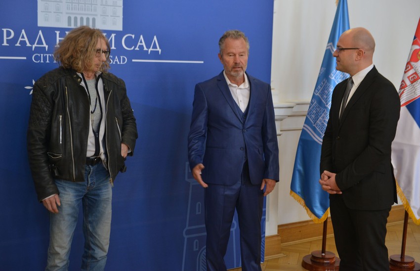 Lazar Rokvud i Džon Sevidž u poseti Novom Sadu