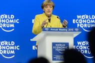 merkel, davos, rosja, putin