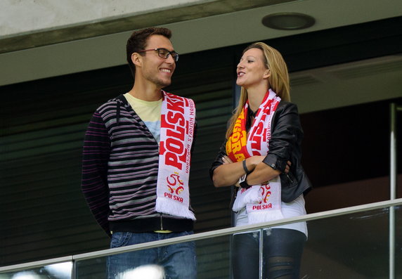 Jerzy Janowicz i Marta Domachowska