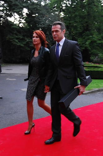 Sławomir Nowak z żoną