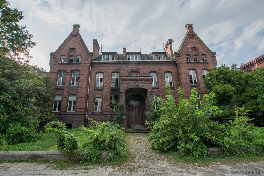 Opuszczony szpital w Raciborzu.