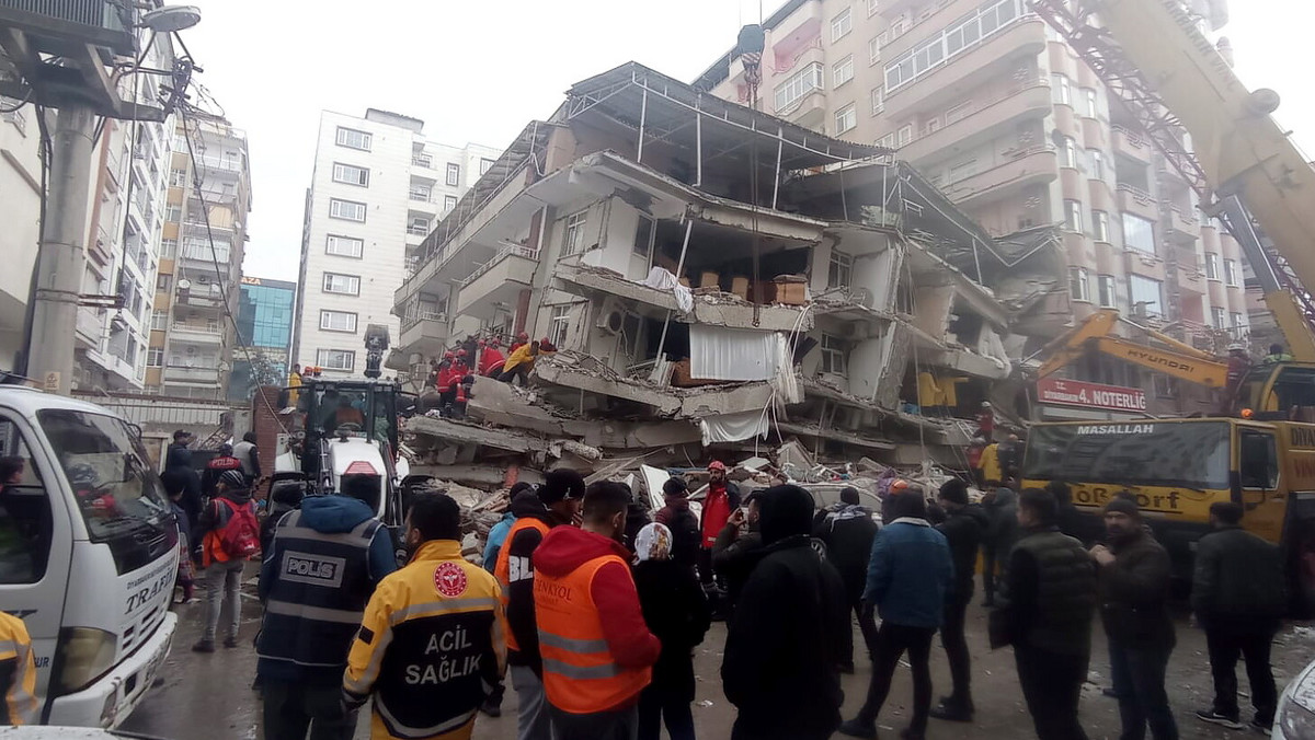 Trzęsienie ziemi w Turcji. Prezydent Erdogan zabrał głos na temat tragedii