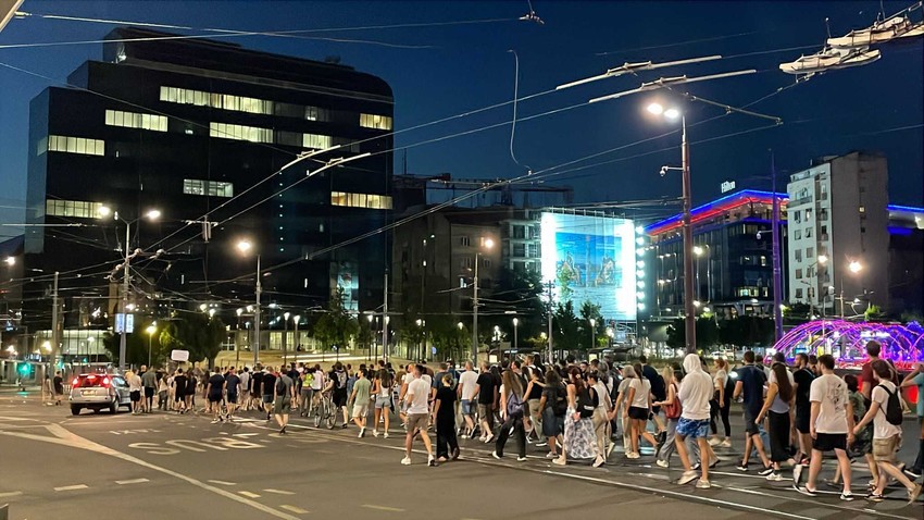 slavija studenti protest blokada