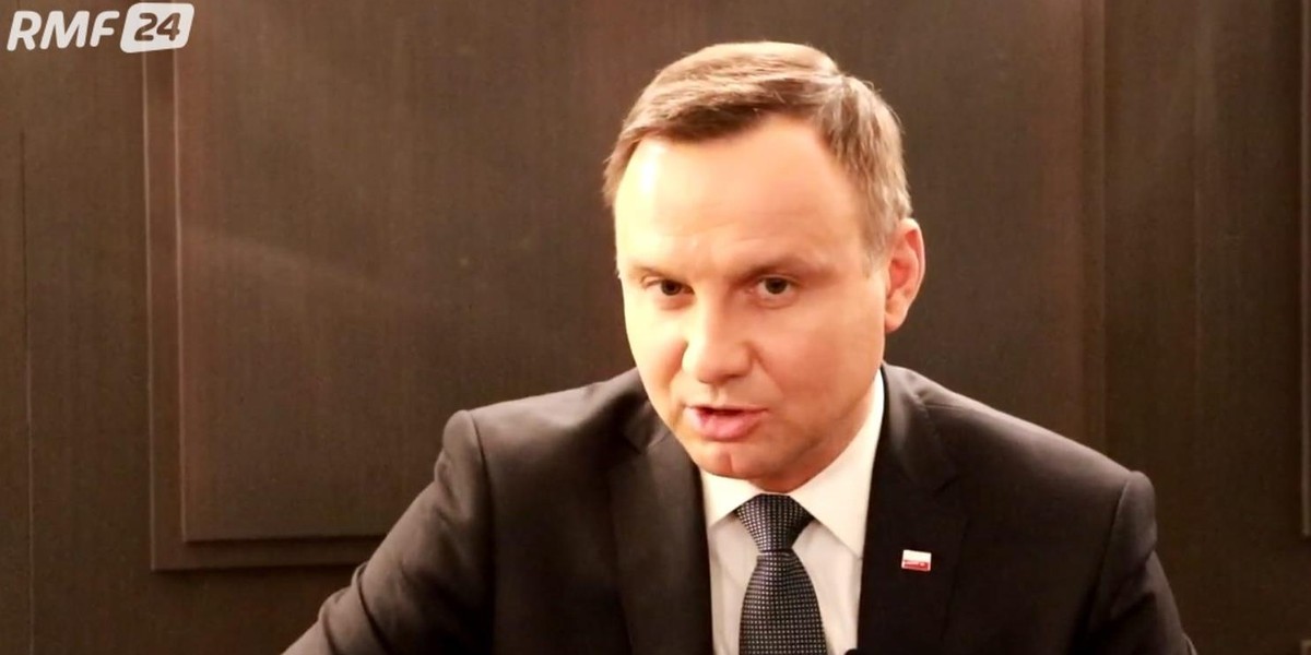 Andrzej Duda w RMF