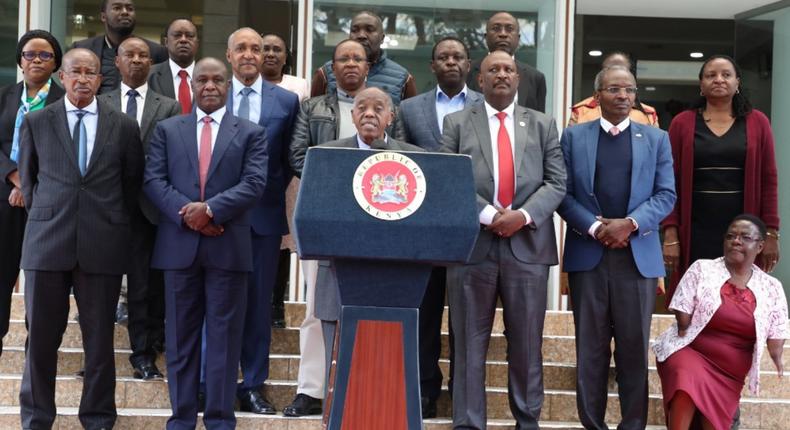 The Assumption of the Office of President Committee headed by Head of Public Service and secretary to the Cabinet Joseph Kinyua met on August 12, 2022