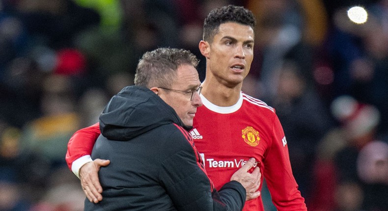 There was no love lost between Ronaldo and Ralf Rangnick.