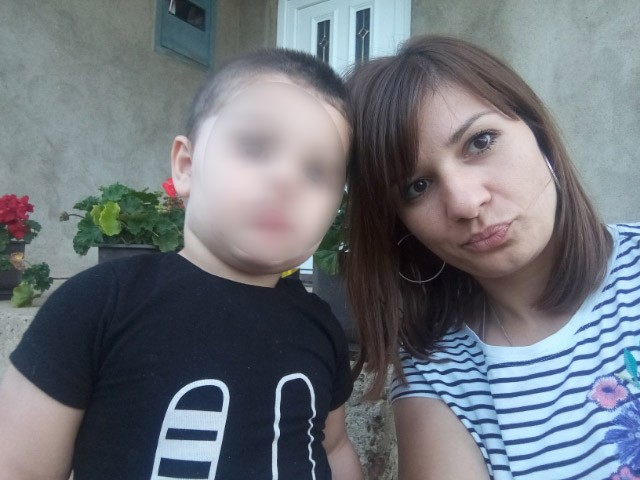 Tanja Simić sa svojim sinom