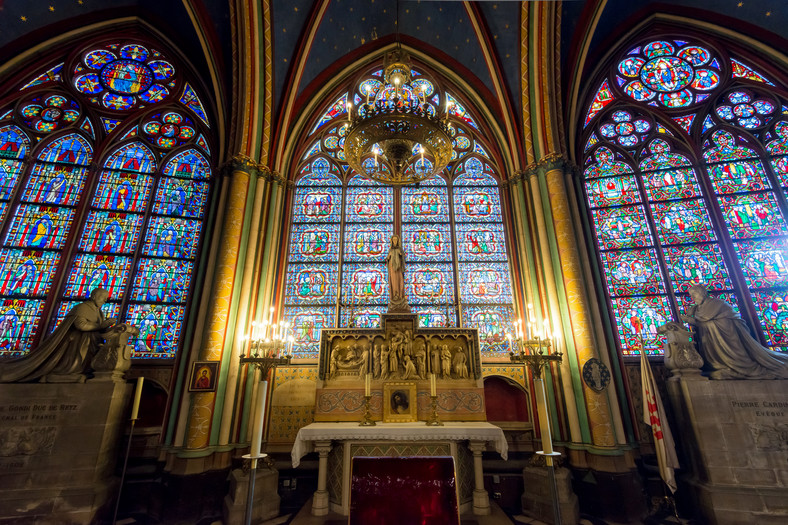 Ołtarz katedry Notre Dame w Paryżu