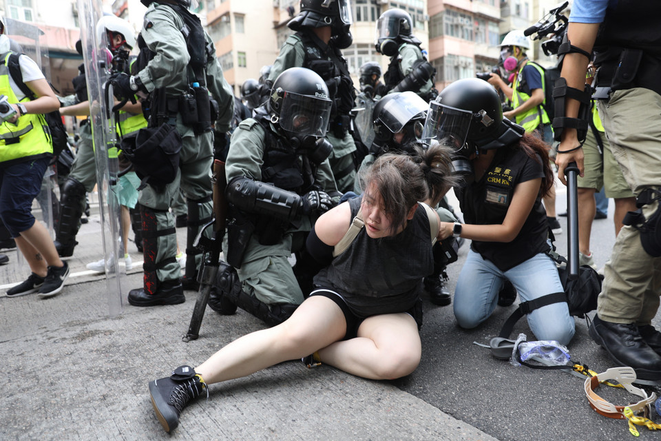 Zamieszki w Hongkongu