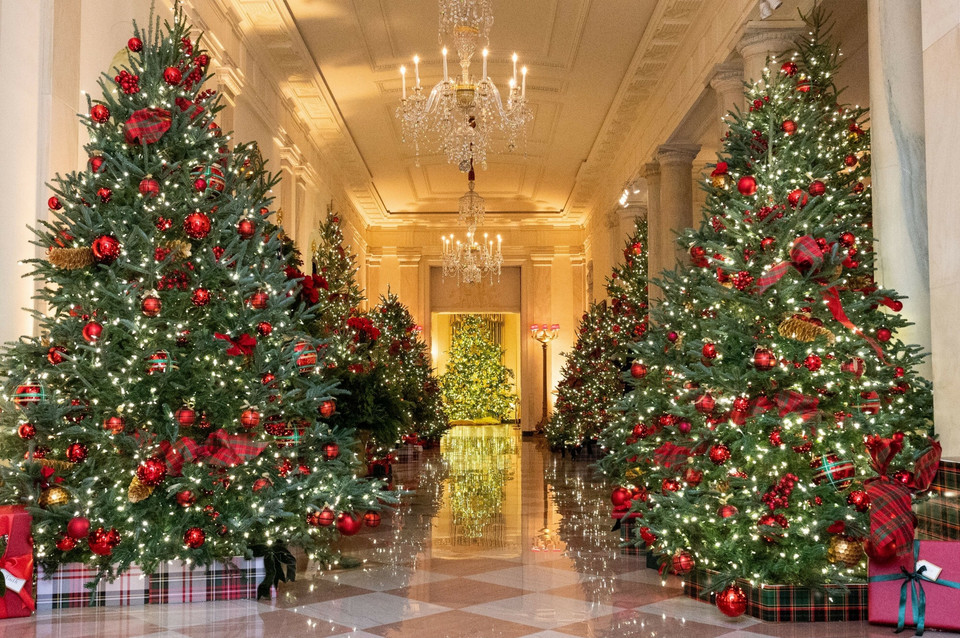 Bożonarodzeniowe dekoracje w Białym Domu