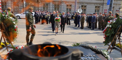 Święto 3 Maja w Łodzi. Wojewoda Tobiasz Bocheński przed Grobem Nieznanego Żołnierza mówił o Rzeczpospolitej Wielu Narodów