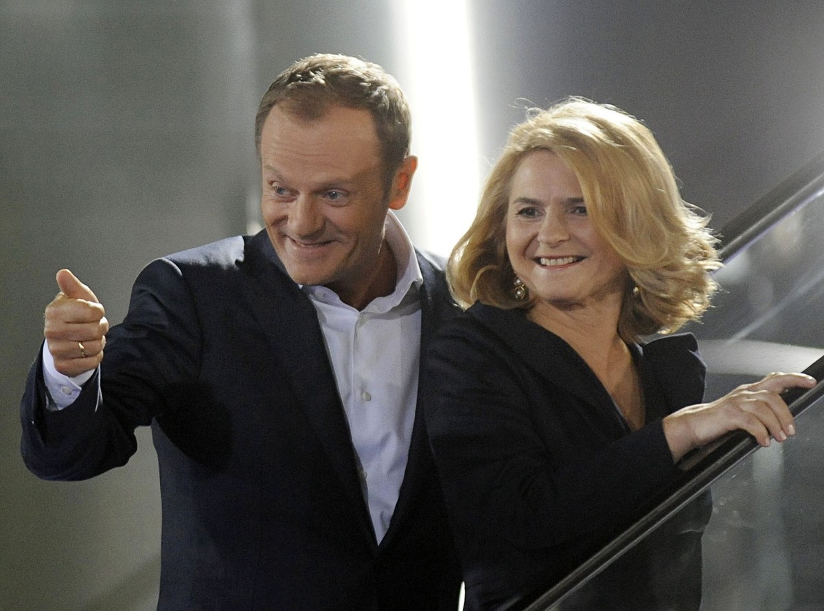 Donald Tusk i Małgorzata Tusk