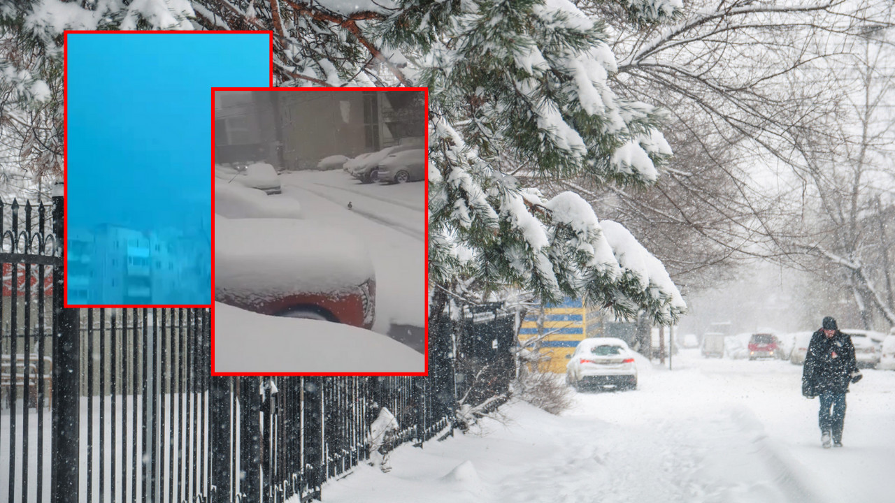 Gwałtowne opady śniegu nawiedziły Rosję. 