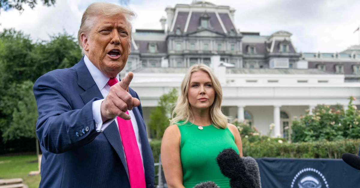 Trump "neither on the side of Ukraine nor Russia." Leavitt accuses media of "taking words out of context"