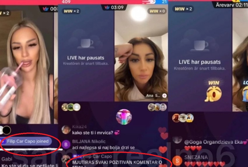 Car komentariše Aleksandri lajv