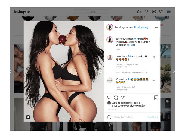 Kourtney Kardashian i Megan Fox w kampanii SKIMS