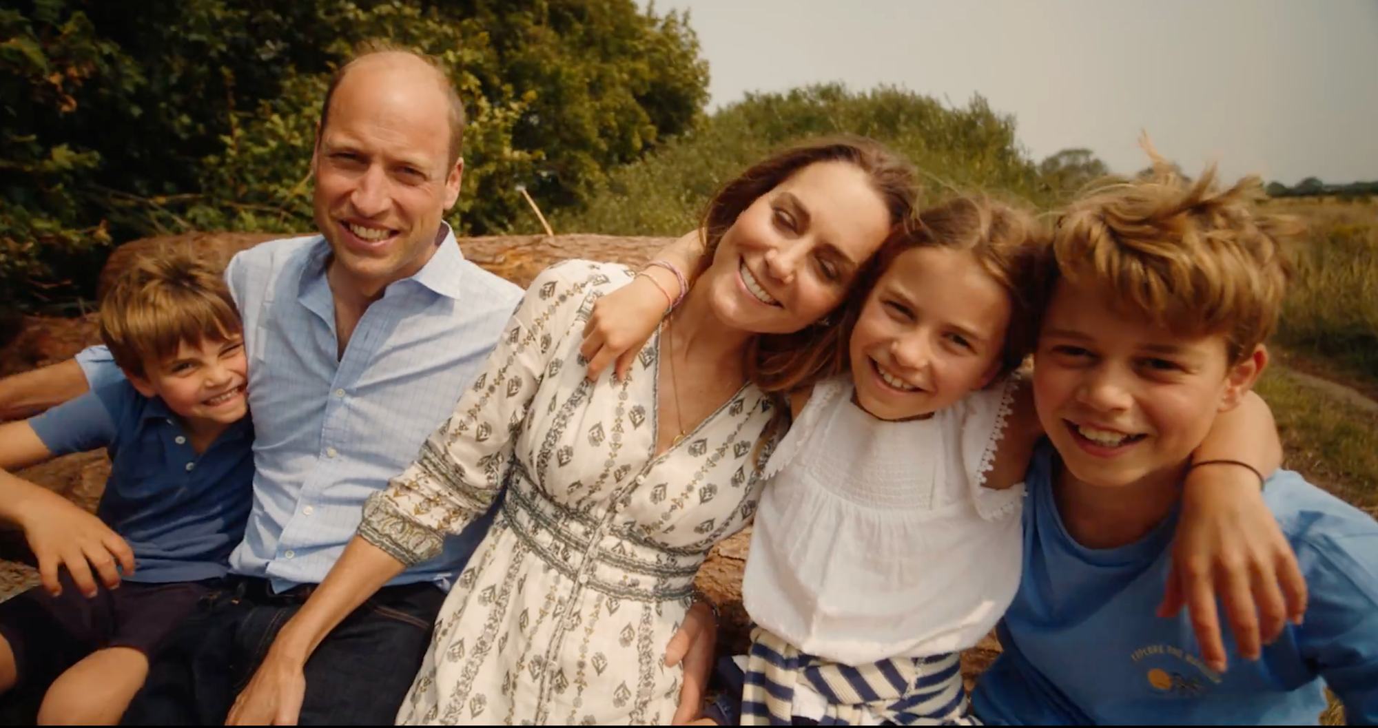 Britská princezná Kate s rodinou.
