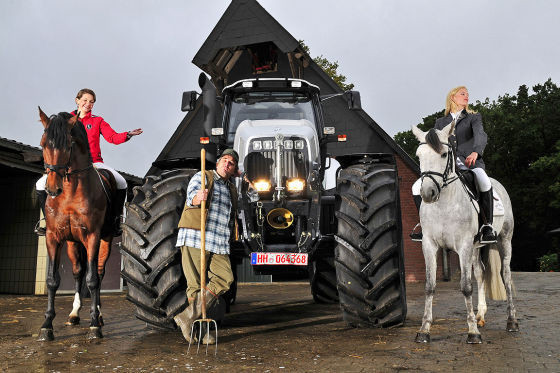 Traktor Lamborghini kontra Gallardo