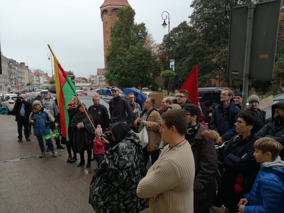 Protest w Gdańsku