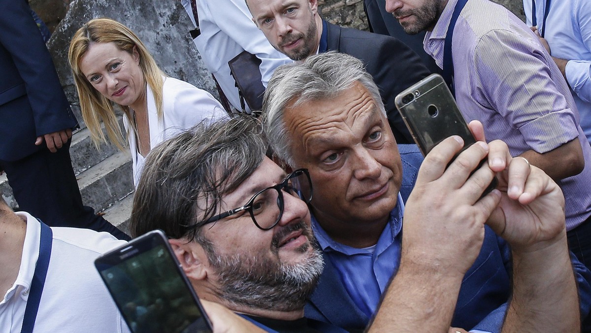 Hungarian Prime Minister Viktor Orban in Rome 