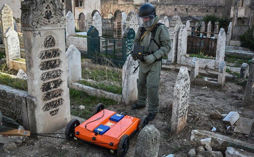 ROSYJSCY ŻOŁNIERZE W ALEPPO