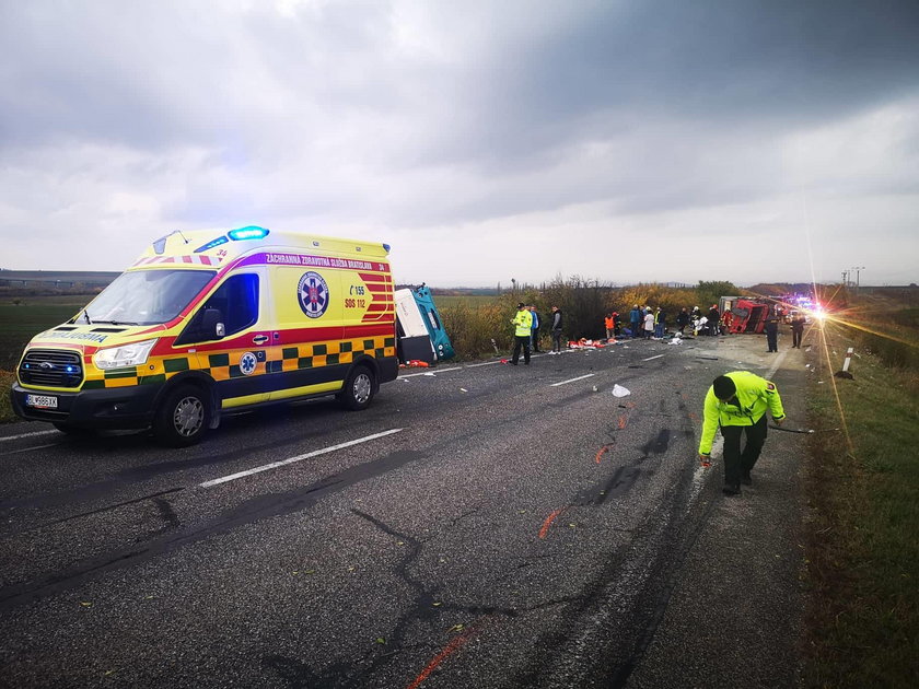 Tragiczny wypadek autokaru z uczniami na Słowacji. Jest wiele ofiar