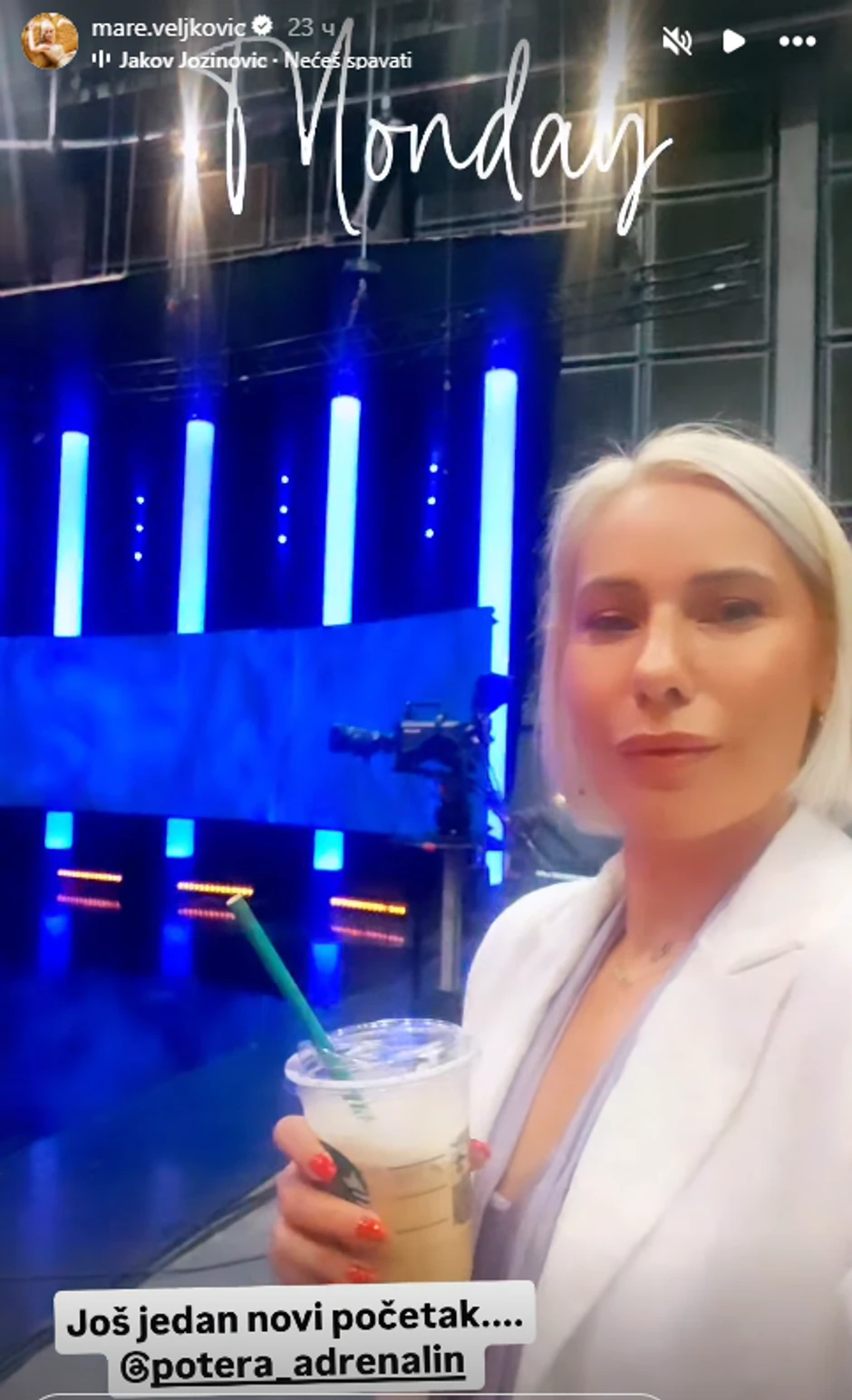 Marija Veljković se oglasila iz studija Potere