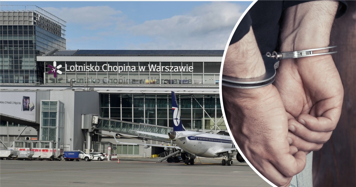 Przesiadywał na lotnisku godzinami, miał ze sobą specjalistyczny sprzęt. Ukrainiec aresztowany