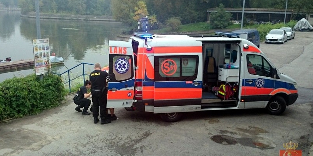 Policjanci uratowali staruszkę