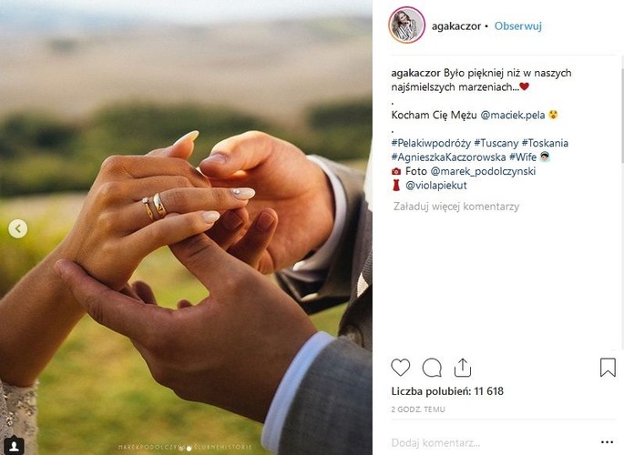 Agnieszka Kaczorowska i Maciej Pela