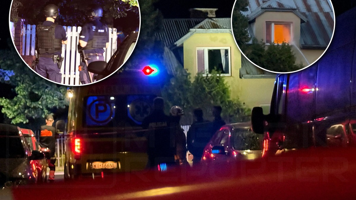 Z maczetą gonił policjantów, potem podpalił dom. Do akcji ruszyli kontrterroryści
