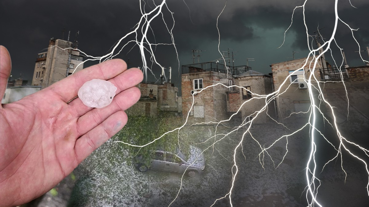 Očekuje se lokalna pojava grmljavine sa gradom