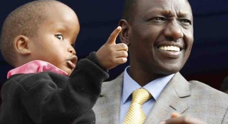 DP William Ruto with Ian Kipkoech