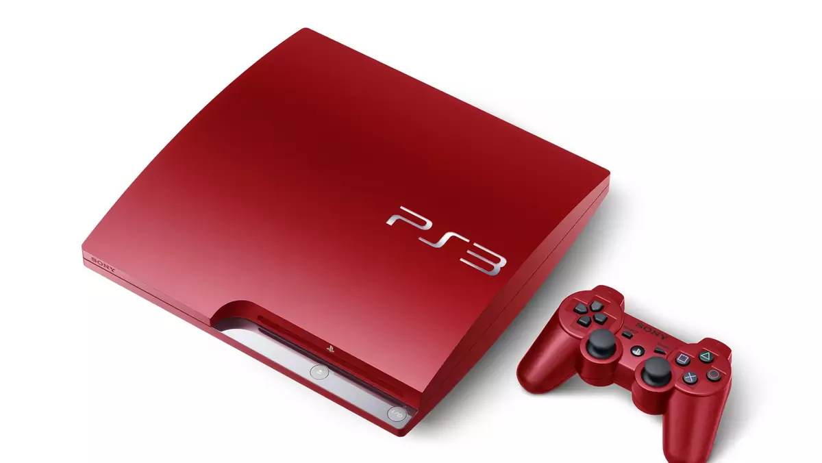 PlayStation 3 red