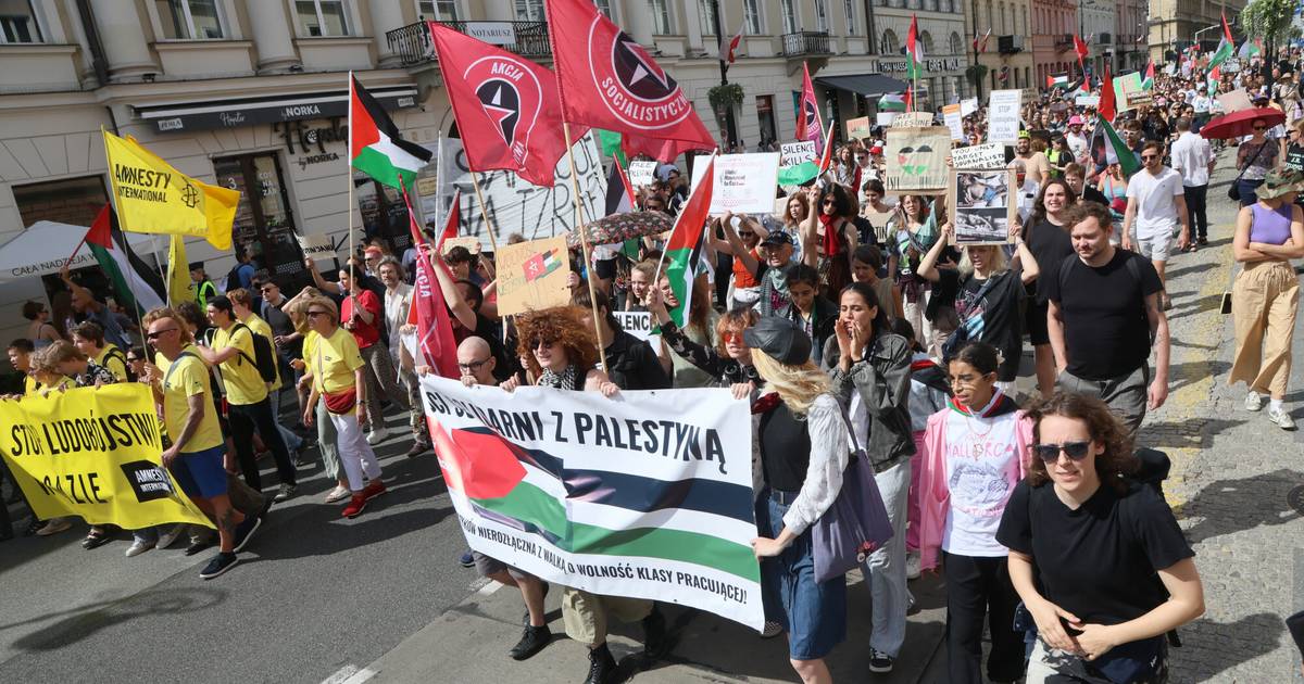 Marsz Dla Palestyny w stolicy. Protestujący chcą zawieszenia współpracy z Izraelem