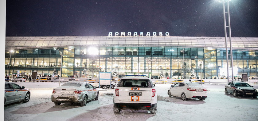 Moskiewskie lotnisko Domodedovo