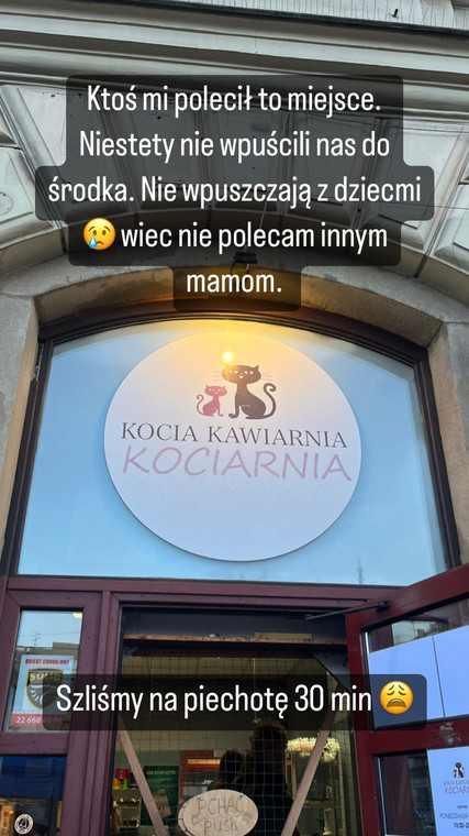 InstaStory z profilu Joanny Opozdy