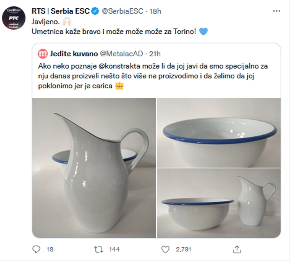 Posuđe za Konstraktu