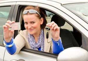 Polaganje vozačkog ispita - ilustracija