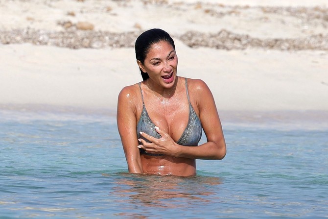 Nikol Šerzinger na odmoru na ostrvu Formentera 