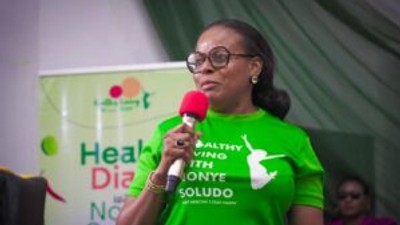 Dr Nonye Soludo at the August Health Conference for Women in Anambra (Photo by NAN)