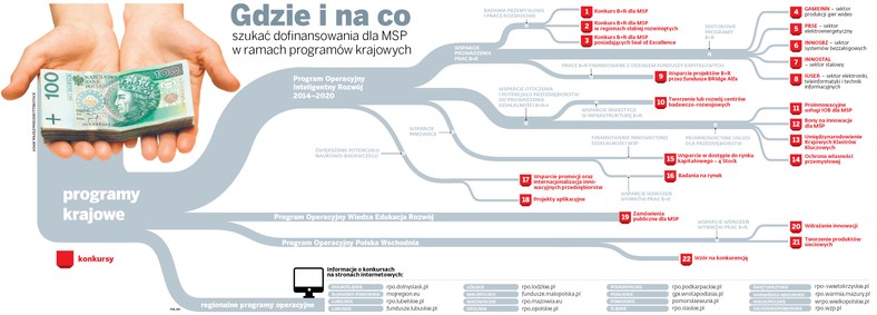 Gdzie i na co szukać dofinansowania dla MSP w ramach programów krajowych