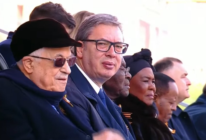 Aleksandar Vučić na Danu pobede u Moskvi