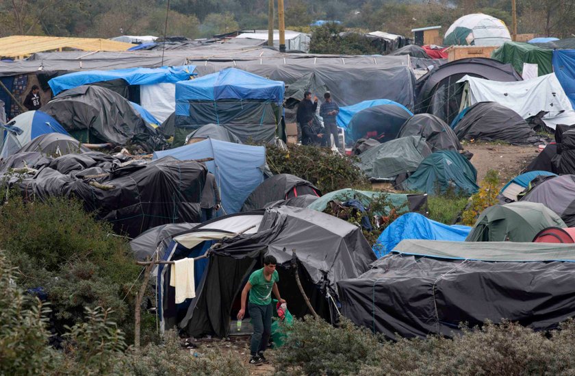 Obóz dla uchodźców w Calais