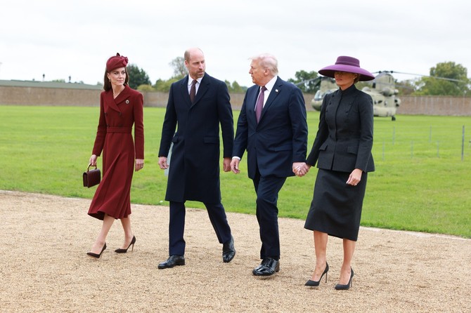 Kejt Midlton, princ Vilijam, Donald i Melanija Tramp