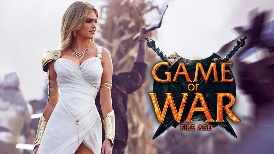 The ads look a bit like Kate Upton's ads for Game of War.