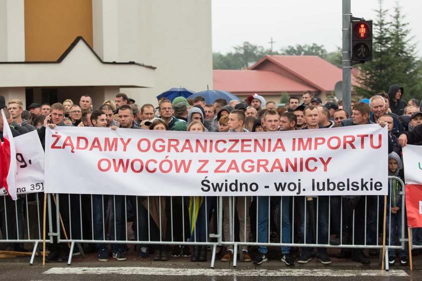 Protesty rolników