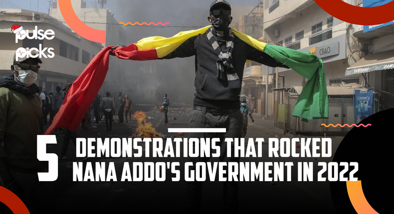 Demonstrations that rocked Akufo-Addo's government in 2022