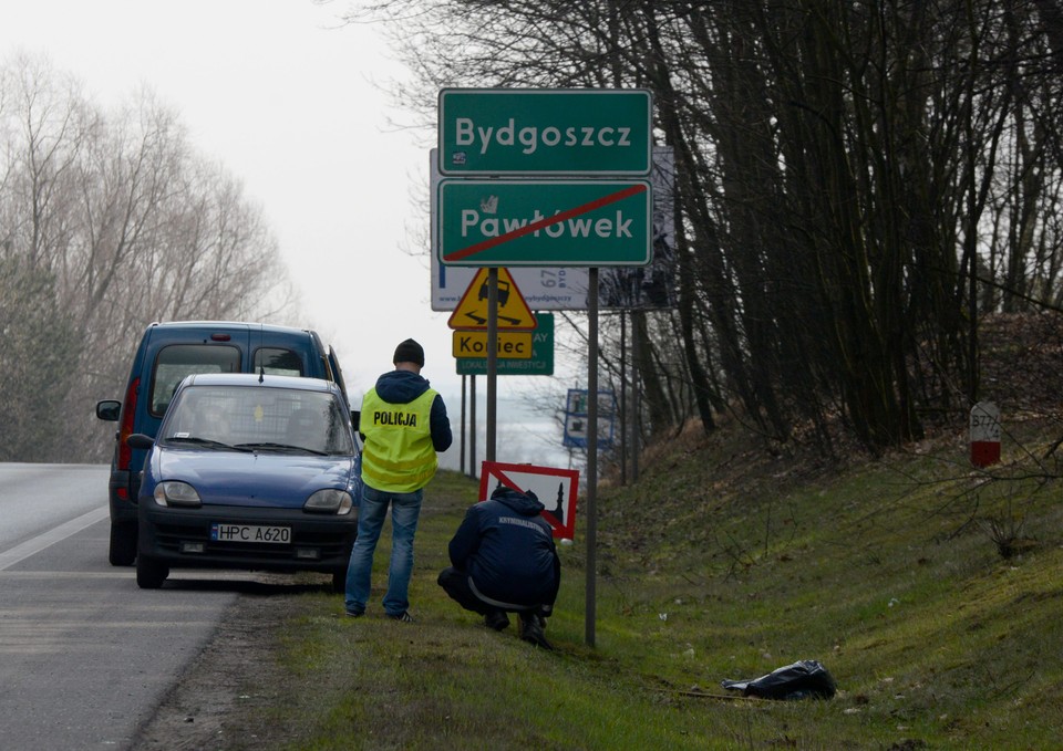 Świńskie głowy przy wjazdach do Bydgoszczy. To reakcja na zamachy?