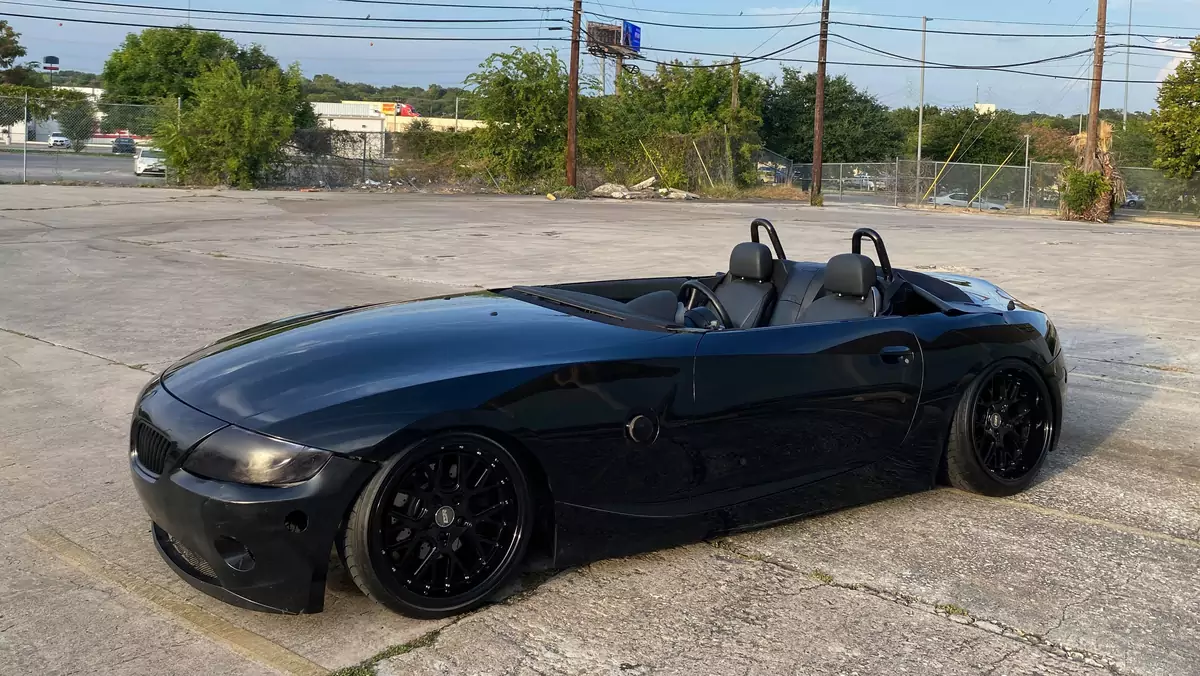 BMW Z4 E85 bez przedniej szyby